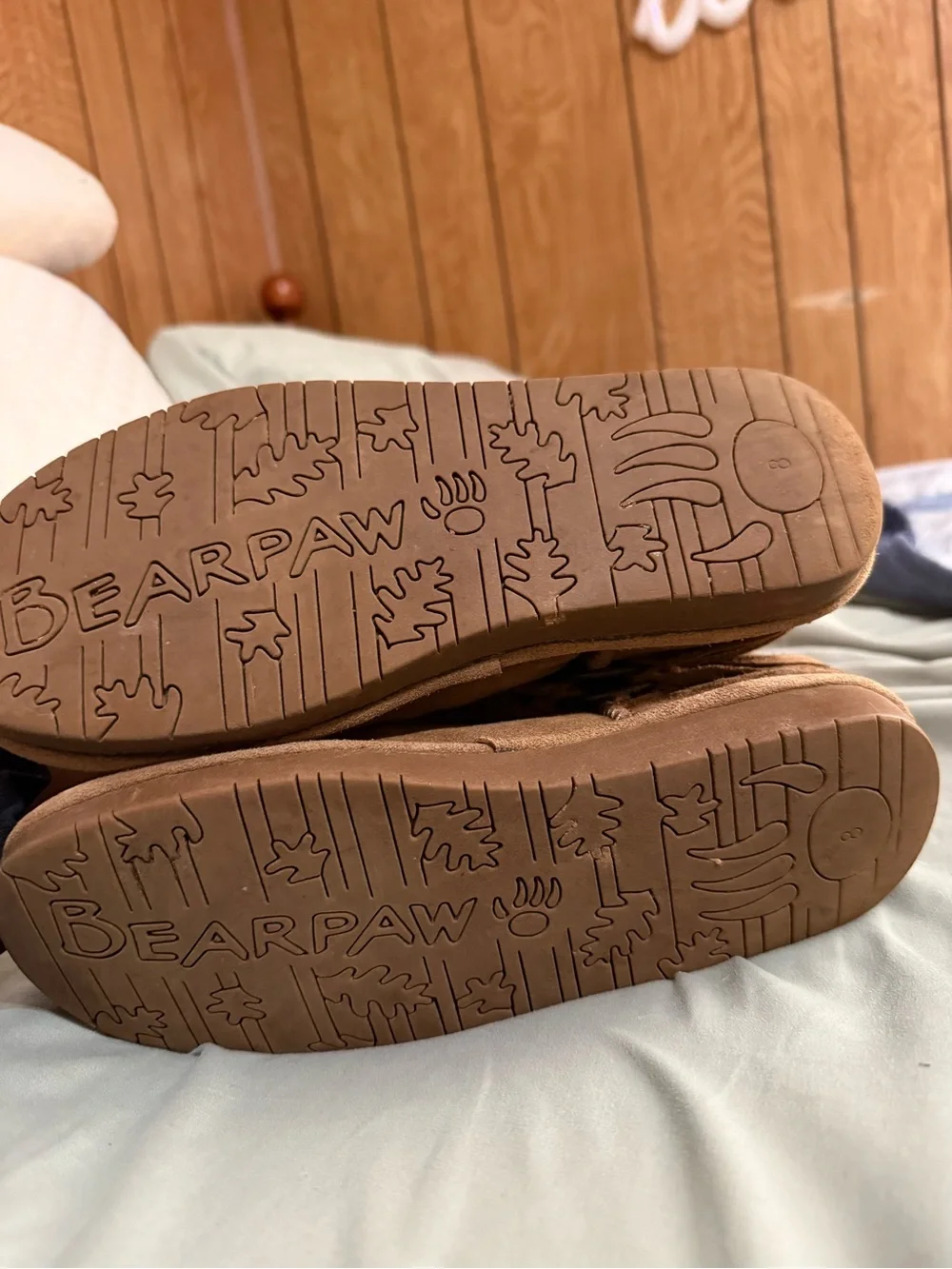BearPaw chestnut suede